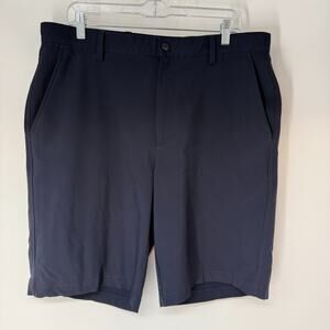 FootJoy Chino Shorts Mens 36 Navy Blue Stretch Pockets Performance Golf Casual